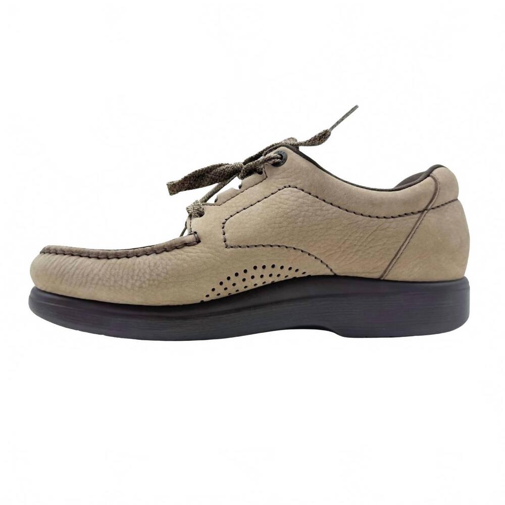 NEW SAS men's bout time leather casual shoe in oak